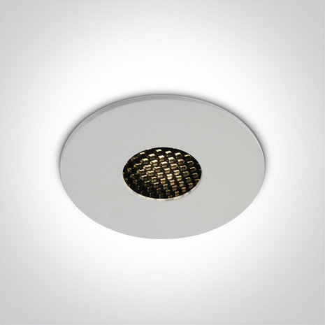 WHITE COB LED 7W WW HONEYCOMB 36deg IP54 700mA DARK LIGHT