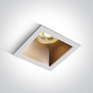 WHITE-GU10-10W-BRASS-REFLECTOR-DARK-LIGHT