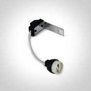 BLACK GU10 10W BRASS REFLECTOR DARK LIGHT ADJUSTABLE