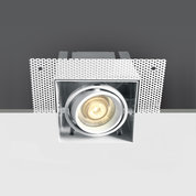 Witte inbouw spot, GU10, rand loos