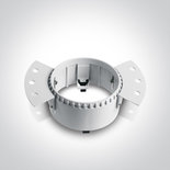 Witte inbouw spot, Rand loos GU10, 10W
