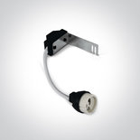 Zwarte inbouw spot, Instelbaar, GU10, 10W