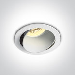 Witte inbouw spot, Dark Light, Instelbaar, GU10