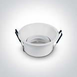 Witte inbouw spot, instelbaar, GU10, 50W
