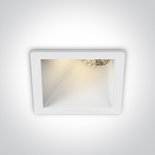 Witte inbouw spot, Dark Light, Asymmetrisch, GU10, CHILL OUT RANGE