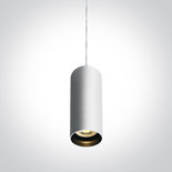 Witte cilinder pendel klein, 10W GU10