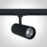 Zwarte track spot COB LED, 20W