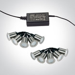 10pcs DECKING SET LED BLUE IP66