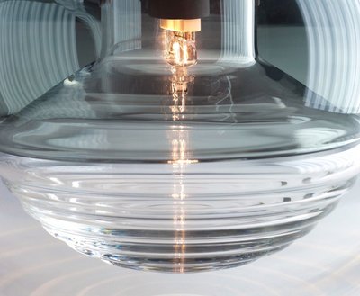 Flask Ball Pendant Smoke
