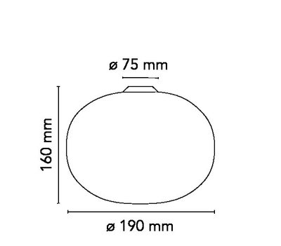 Flos Glo-Ball Ceiling/Wall Zero
