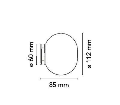 Flos Mini Glo-Ball Ceiling/Wall