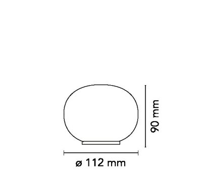 Flos Mini Glo-Ball Table