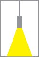 Hanglamp opbouw rond - GU10 - Wit
