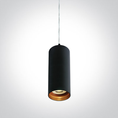 Hanglamp opbouw rond - GU10 - Zwart
