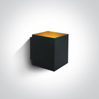 LED Wandarmatuur - G9 - Wit/goud - Vierkant