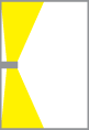 LED Wandarmatuur - G9 - Wit/goud - Vierkant