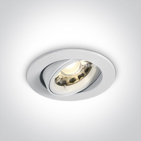 Inbouwspot rond - GU10 - Wit